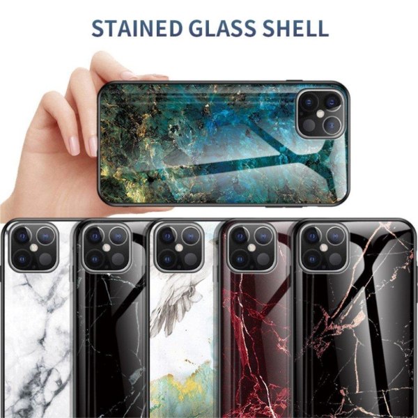 Fantasy Marble iPhone 12 Pro Max cover - Hvid White