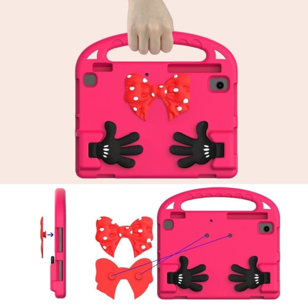 Samsung Galaxy Tab A8 10.5 (2021) sødt mini palmeformet cover - Rose Pink