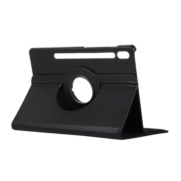 Samsung Galaxy Tab S8 / S7 nahkainen kotelo - Musta Black