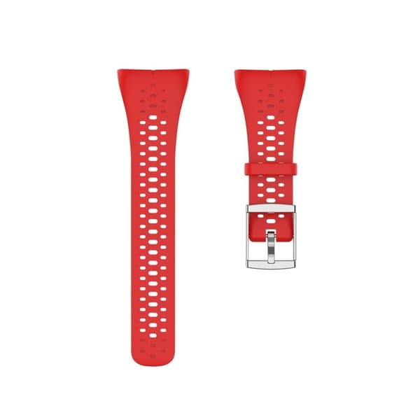 Polar M400 komfortabel silikone rem - rød Red