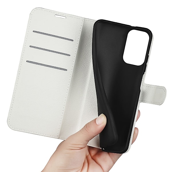 Klassisk Xiaomi Redmi Note 11 Pro Plus 5G flip etui - Hvid White