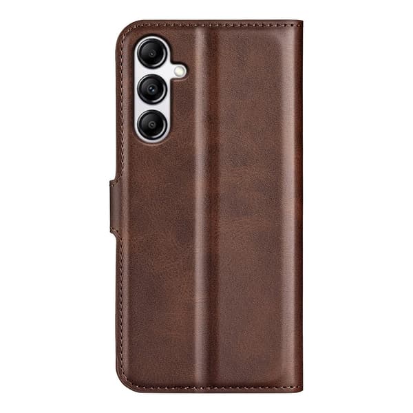 Læretui med Lommebok til Samsung Galaxy A34 5G - Brun Brown