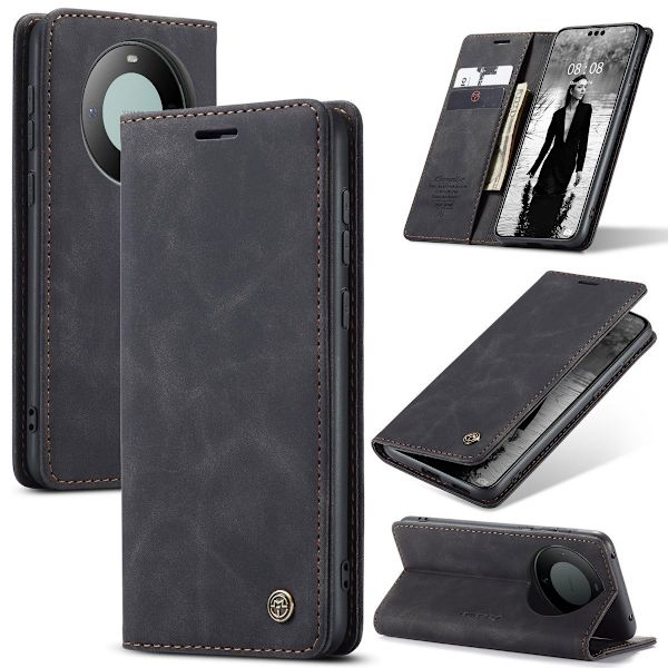 CaseMe Huawei Mate 60 Pro Plus / Huawei Mate 60 Pro smooth etui - Sort Black