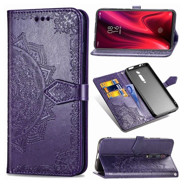 Mandala Xiaomi Redmi K20 Pro etui - Lilla Purple