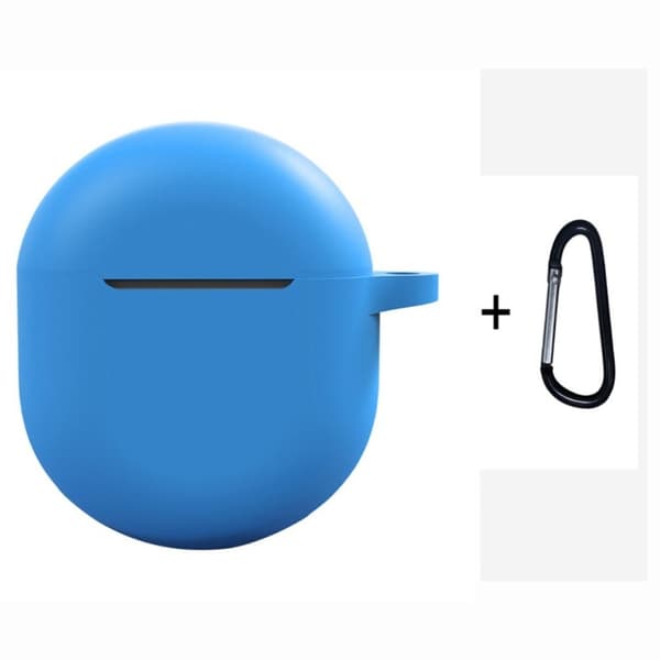 OnePlus Buds holdbar silikone etui - babyblå Blue