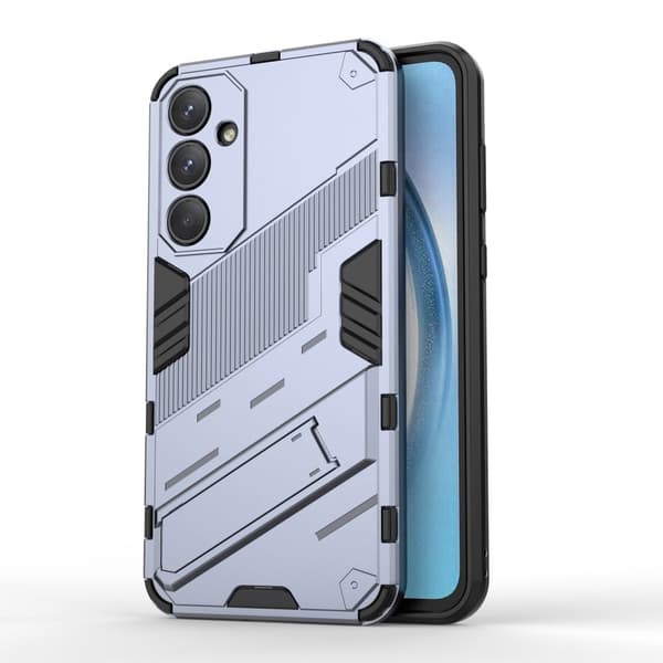 Stødsikkert moderne Samsung Galaxy A55 hybridcover - Mørkeblå Blue