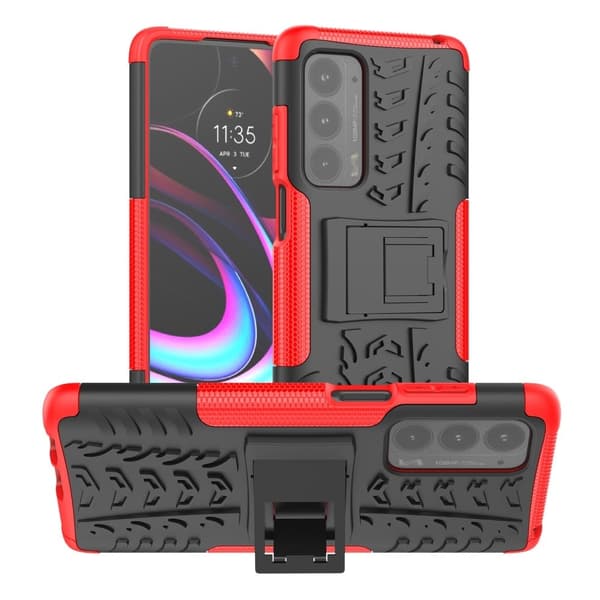 Offroad Etui Motorola Edge (2021) - Rød Red