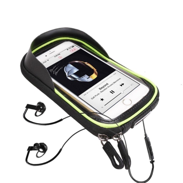 B-SOUL waterproof bicycle bag with touch screen window - Green Green