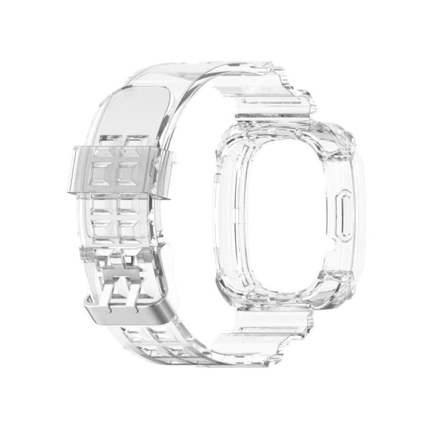 Fitbit Versa 3 / Sense transparent silikon klockarmband - transp Transparent