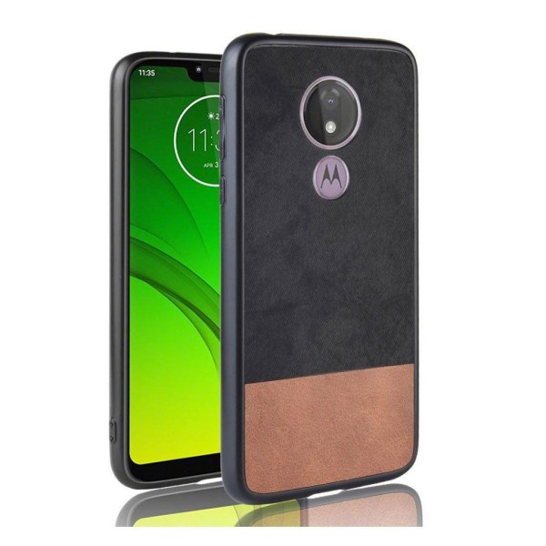 Motorola Moto G7 Play tofarvet kombo etui - Sort Black