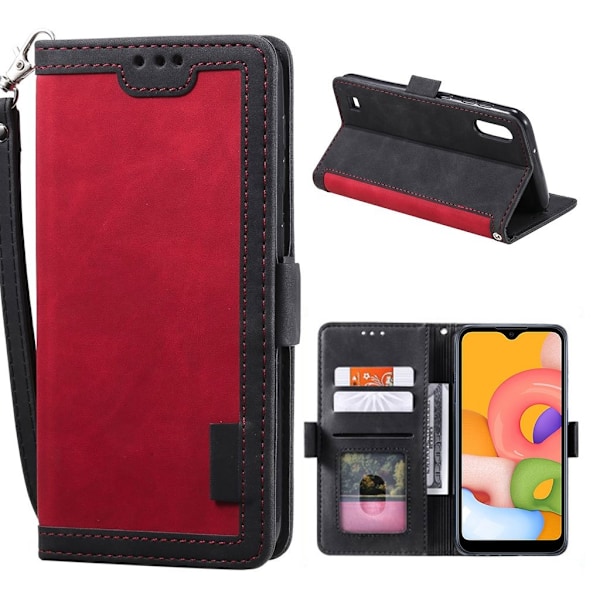 Surburbian Samsung Galaxy A01 kotelot - Punainen Red