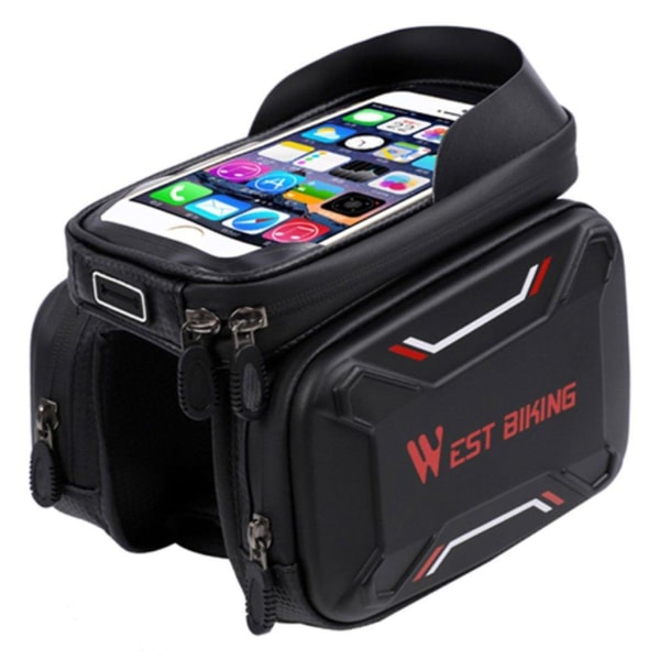 WEST BIKING waterproof bicycle bike mount bag with touch screen Red