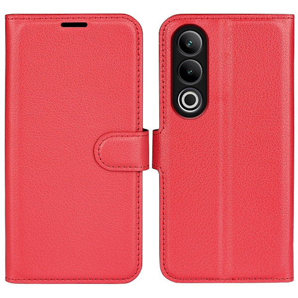Klassisk OnePlus Ace 3V flip etui - Rød Red