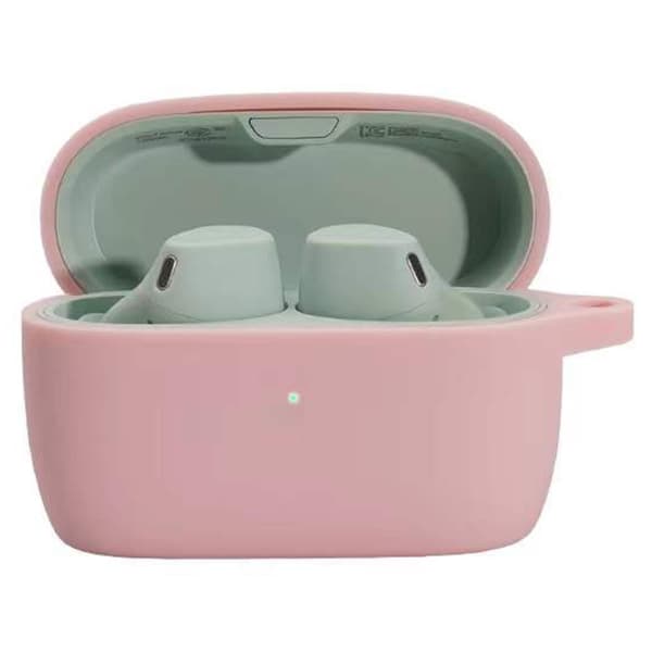 Jabra Elite 4 silikonskydd med spänne - Rosa Rosa