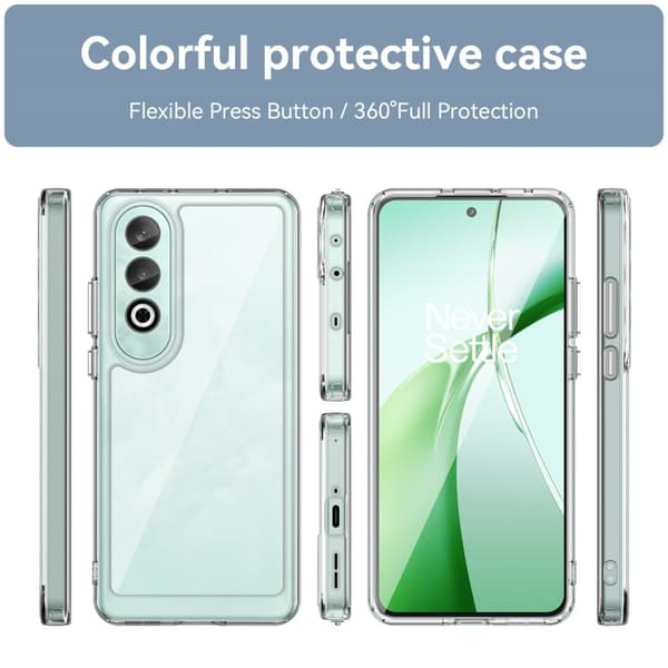 OnePlus Nord CE4 smart akryl cover - Transparent Transparent