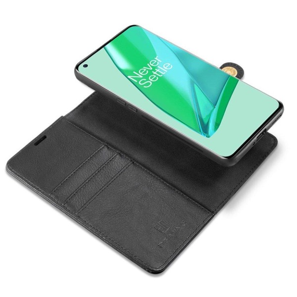 DG.MING OnePlus 9 Pro 2-in-1 Wallet Case - Black Black