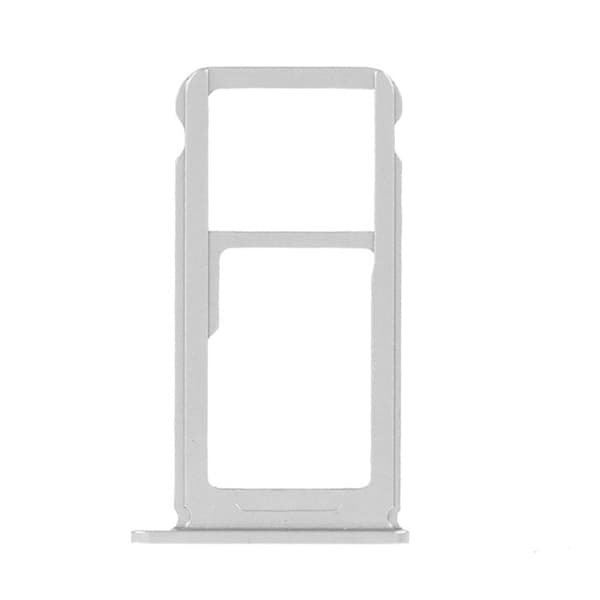 Nokia 7.1 OEM dual sim-kortin lokeron pidike - Hopea Silver grey
