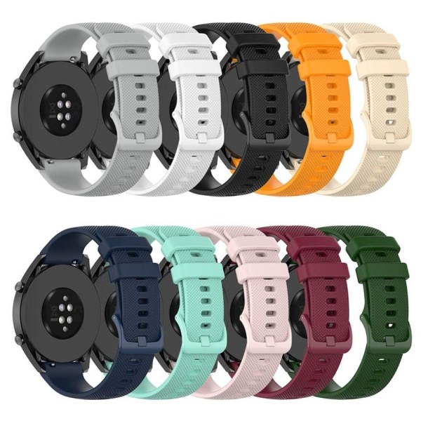 22mm Huawei Watch GT Runner / GT 3 46mm silicone watch strap - A Grön