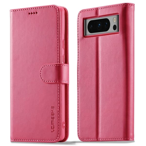 LC.IMEEKE Google Pixel 8 Pro Läppäkotelo - Pinkki Pink