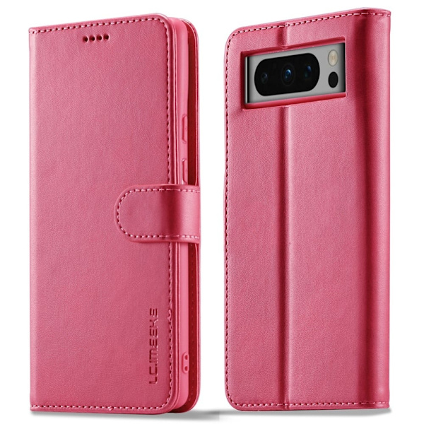 LC.Imeeke läder Google Pixel 8 Pro fodral - Rosa Rosa