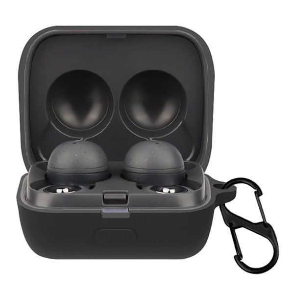 Sony LinkBuds silikonikotelo soljella - Musta Black