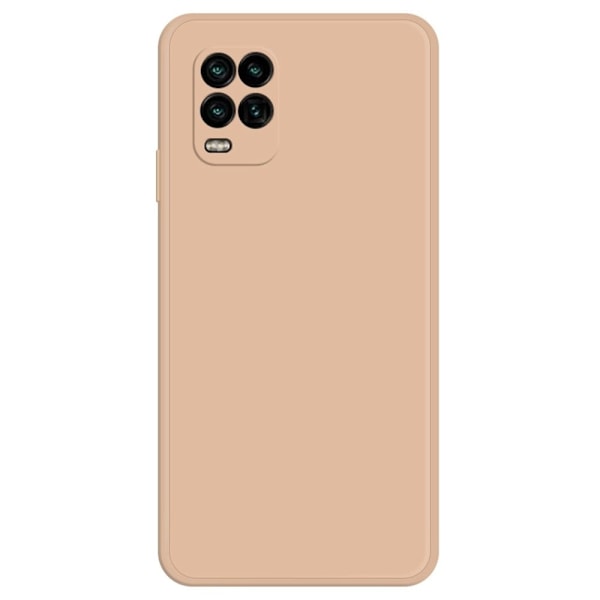 Avfasat gummerat skydd mot dropp för Xiaomi Mi 10 Lite 5G - Orange Orange
