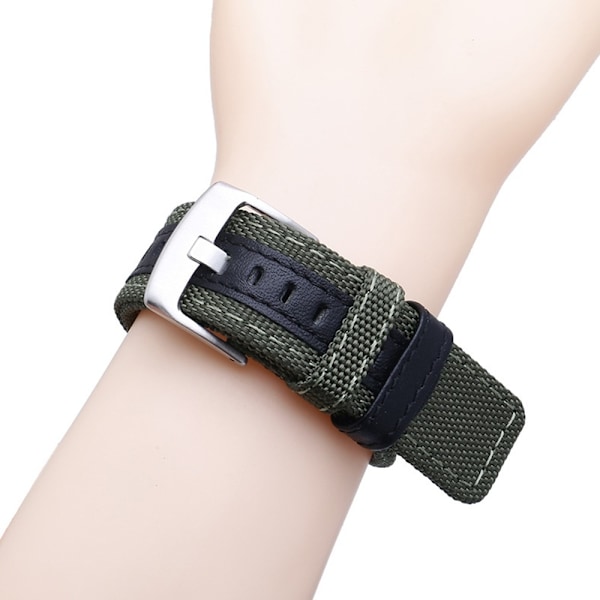 Amazfit T-Rex Pro / T-Rex / Ares klockarmband i nylon - Grön Grön