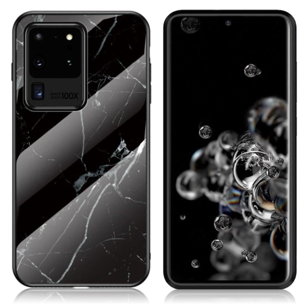 Fantasy Marble Samsung Galaxy S20 Ultra cover - Sort Black