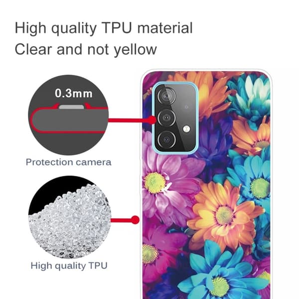 Deco Samsung Galaxy A23 deksel - Krysantemum Multicolor