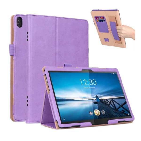 Lenovo Tab P10 läderfodral - Lila Lila