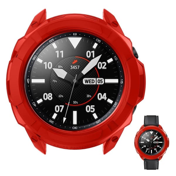 Samsung Galaxy Watch 3 (45mm) beskyttende frame - rød Red