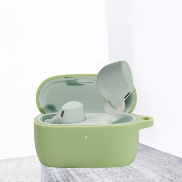 Silikonfodral till Jabra Elite 4 - Vinröd Röd