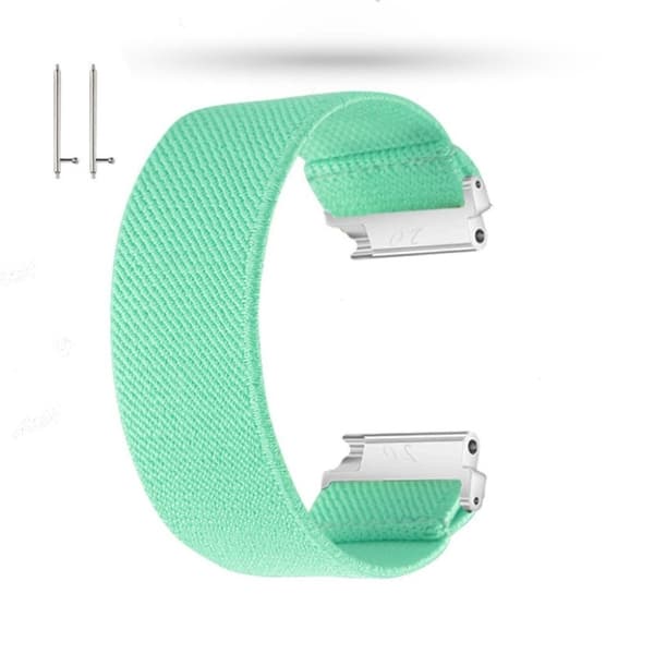 Solid color nylon watch band for Huawei watch - Cyan Grön
