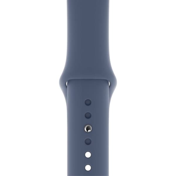Apple Watch Series 8 (41 mm) silikonrem (Størrelse: S / M) - Lavendelgrå Silver grey