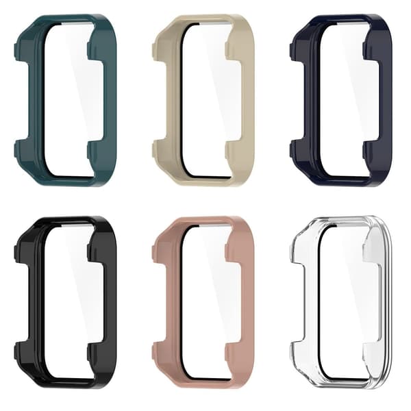Realme Watch 3 cover med hærdet glas - Blækblå Blue