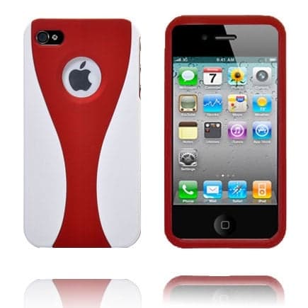 iCurve Klik-On (Punainen) iPhone 4S Suojakuori Red