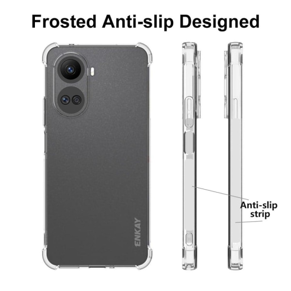 ENKAY selkeä pudotuksen kestävä kotelo Huawei nova 10 SE:lle Transparent