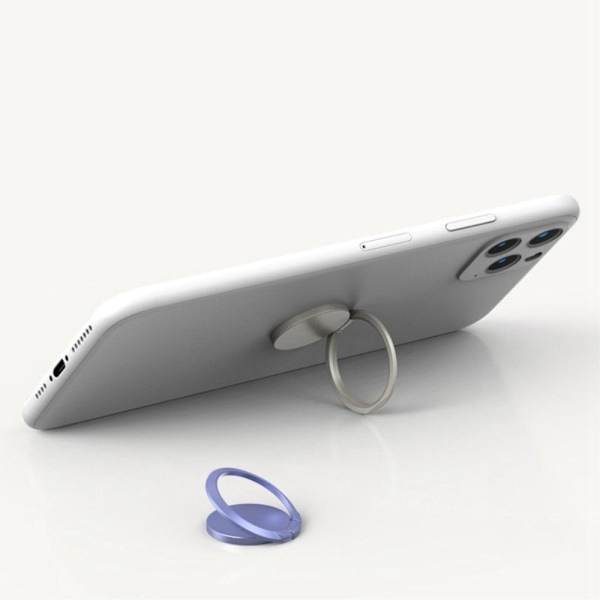 Universal solid color phone ring stand - Sapphire Blå
