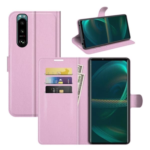 Classic Sony Xperia 5 III Flippetui - Rosa Pink