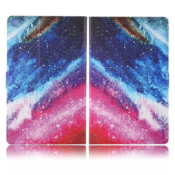 Elegant mønster læder flip etui til Samsung Galaxy Tab A7 10.4 (2020) - nebula Multicolor