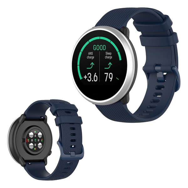 Polar Ignite / Garmin Vivomove 3 silikone Urrem - Mørkeblå Blue