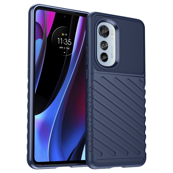 Thunder Motorola Moto Edge 2022 Etui - Blå Blue