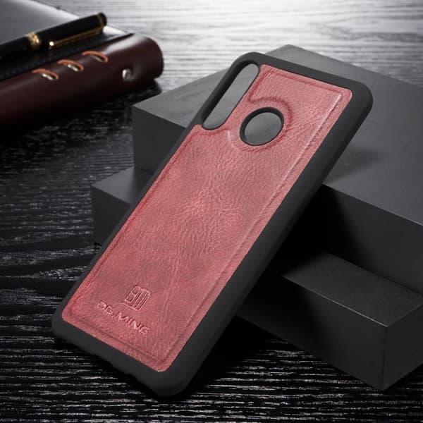 DG.MING Huawei P30 Lite 2-in-1 Wallet etui - Rød Red