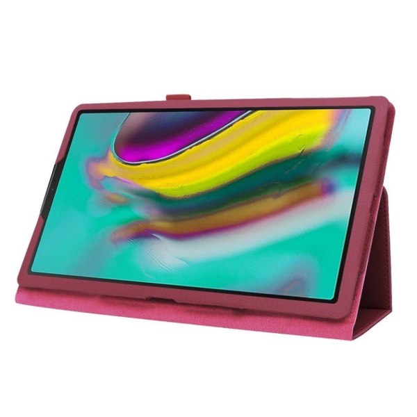 Samsung Galaxy Tab A 10.1 (2019) litchi lædercover - lyserød Pink