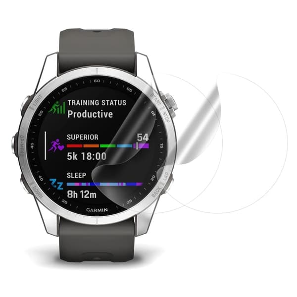 2Pcs Garmin Fenix 7S clear screen protector Transparent
