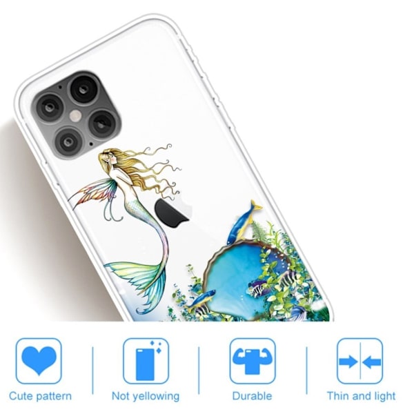 Deco iPhone 12 Pro Max Etui - Mermaid Multicolor