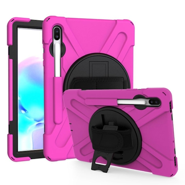 Samsung Galaxy Tab S6 X-Formet kombo etui - Rose Pink
