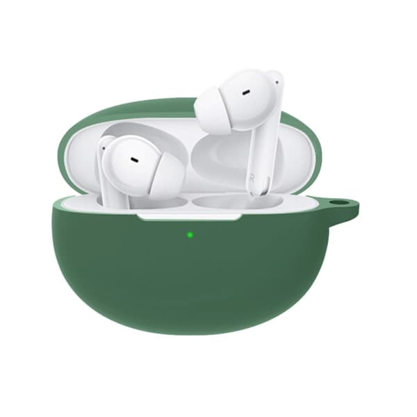 Oppo Enco Free2i / Free2 silikonfodral med nyckelring - Grön Grön