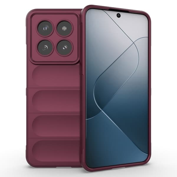 Blødt grebsformet Xiaomi 14 Pro cover - Rød Red