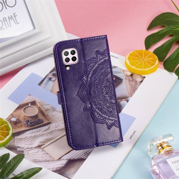 Mandala Huawei Nova 6 SE / P40 Lite etui - Lilla Purple